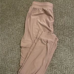 Light pink thin sweatpants